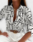 Blouse with Classic Collar