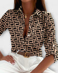 Blouse with Classic Collar