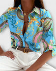 Blouse with Classic Collar