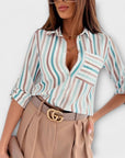Blouse with Classic Collar