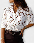 Blouse with Classic Collar