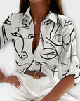 Blouse with Classic Collar